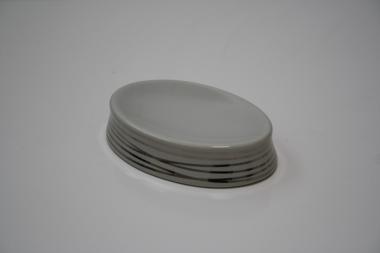 Portasapone diva grigio/argento