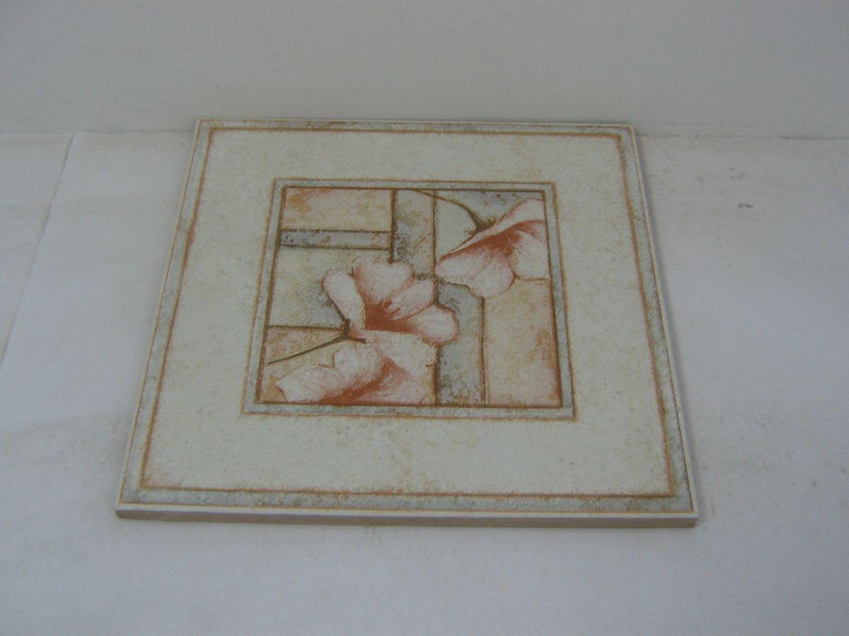 Inserto fiore elegance rosa/oro cm 20x20