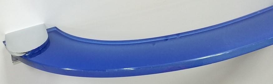 Portasalviette diva cromo/blu cm 40