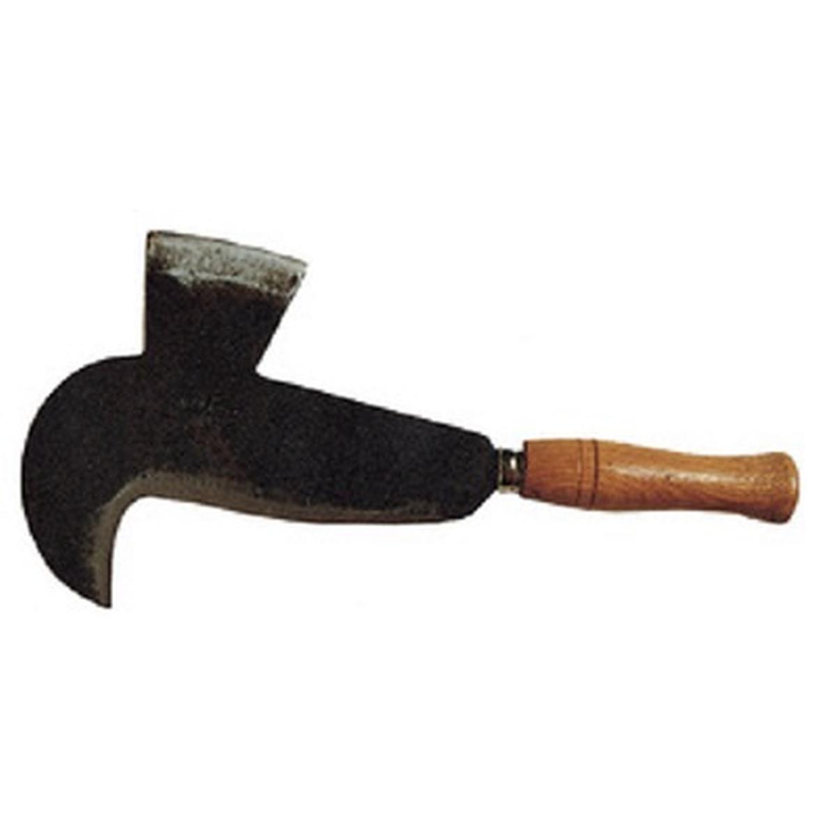 Roncola c/pennato cuoio cm 38