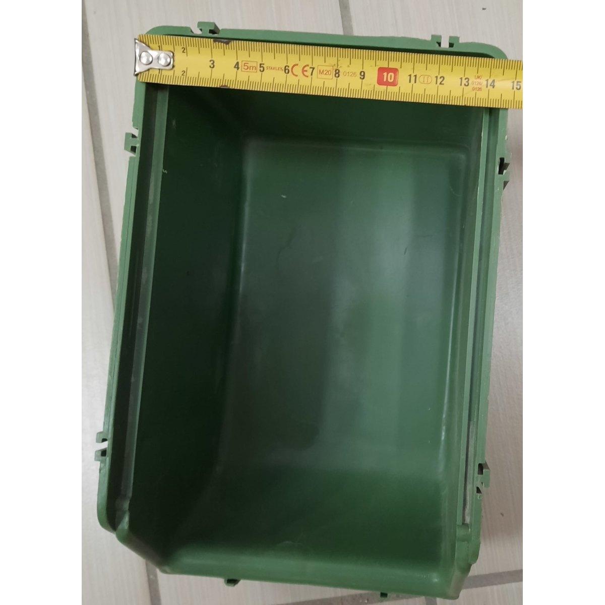 Contenitore plastica terry verde  147x234x129h