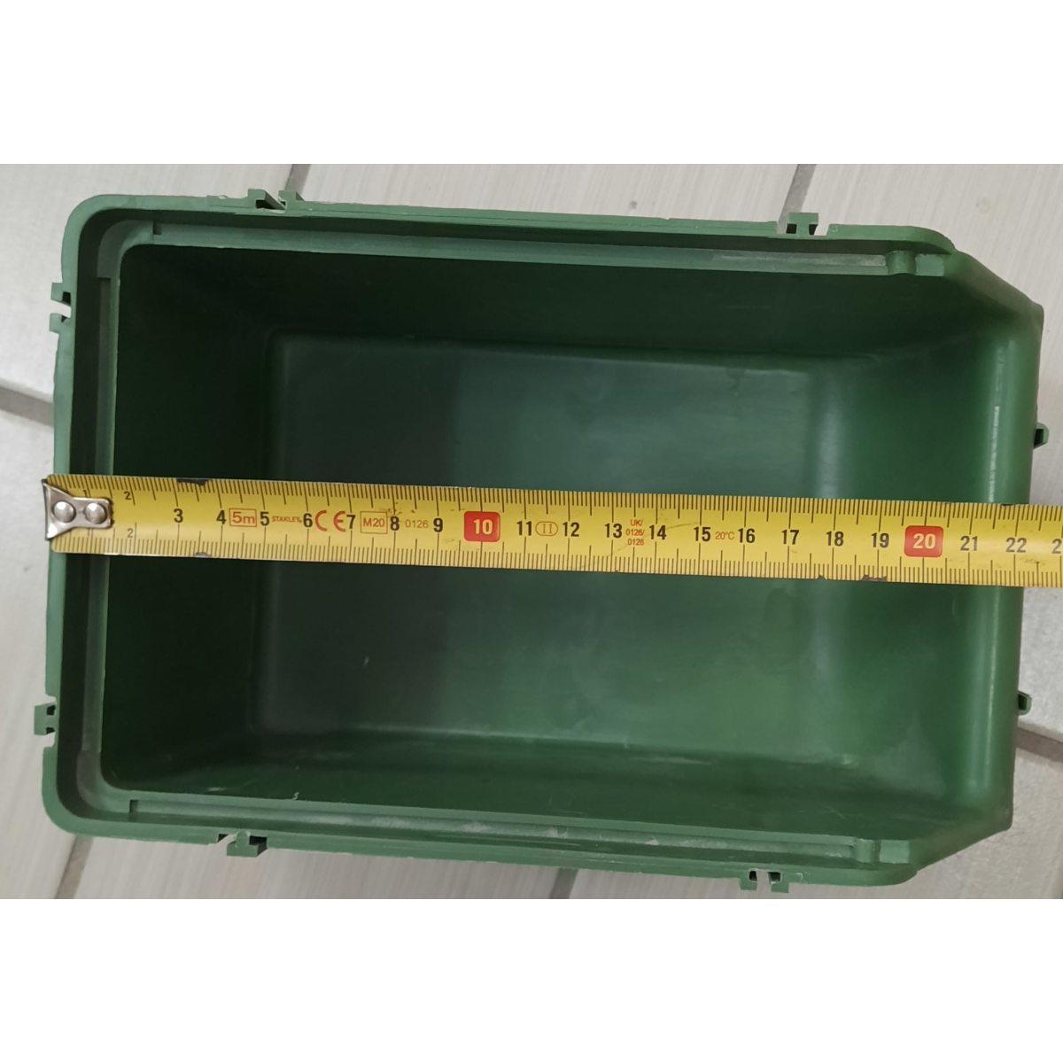 Contenitore plastica terry verde  147x234x129h