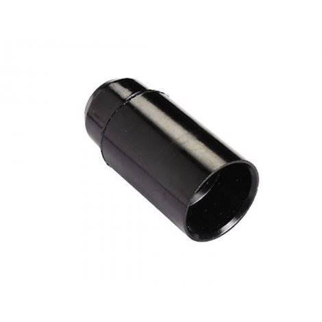 Portalampada liscio e14 nero