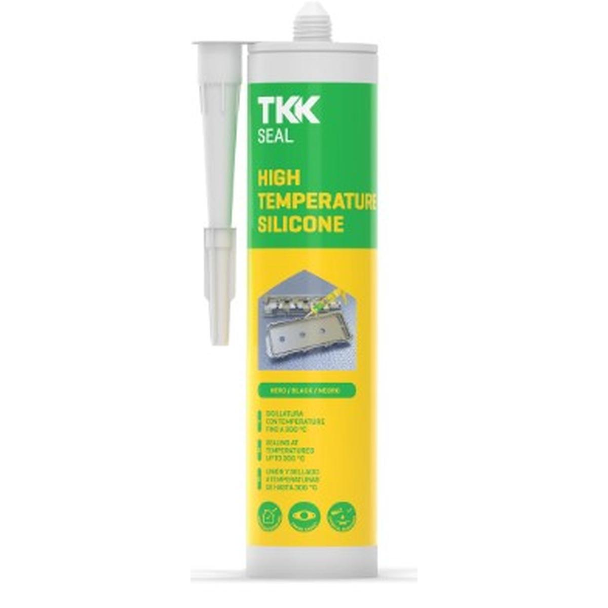 Silicone alta temperatura nero -50° / +300° ml 280