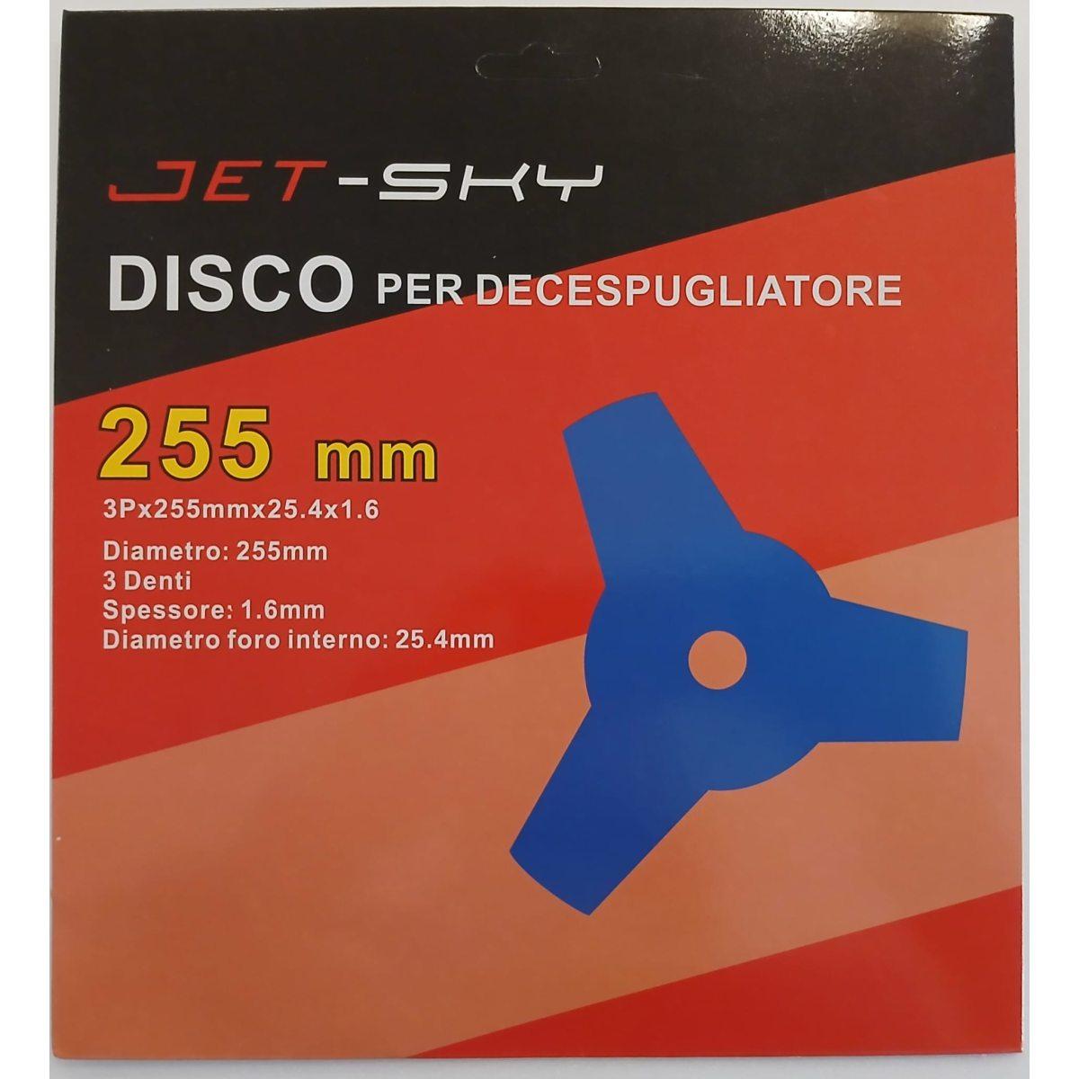 Disco p/decespugliatore 3 denti 255x25,4x1,6