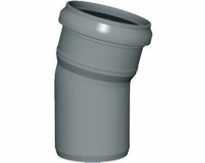 Curva 15 innesto Ø 125