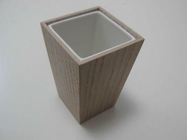 Portaspazzolini kyoto rovere sbiancato