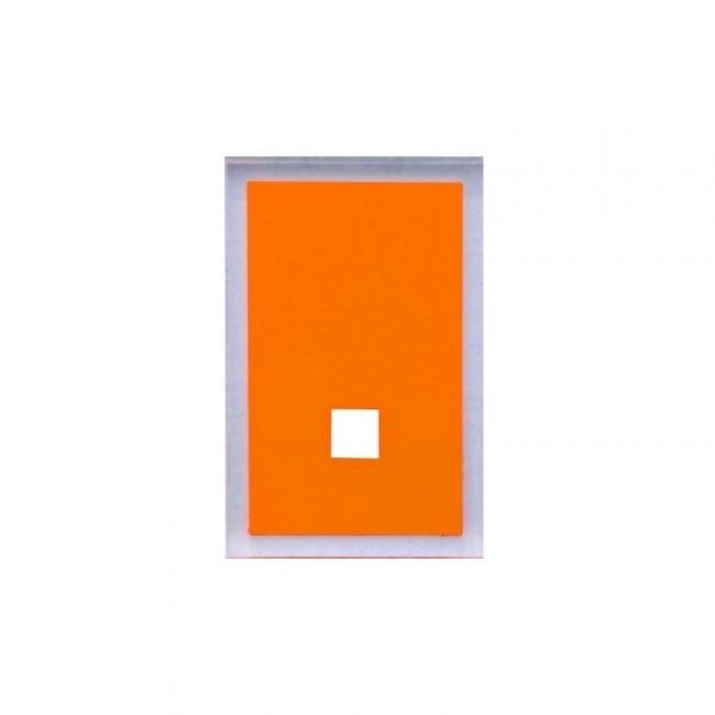 Copriplacca maine arancio pz 2