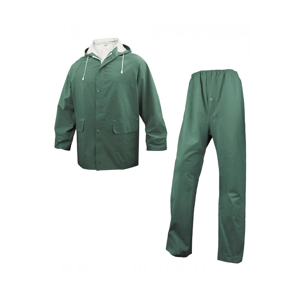 Impermeabile verde 2 pz tg xxl
