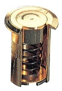 Alloggio ottone per porta Ø 14