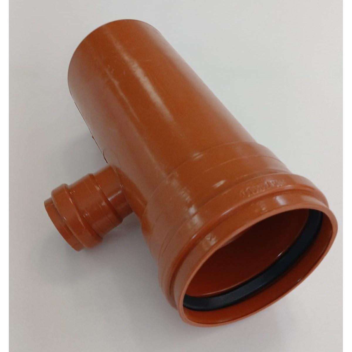 Tee innesto ridotto Ø 100/40 ral 8023