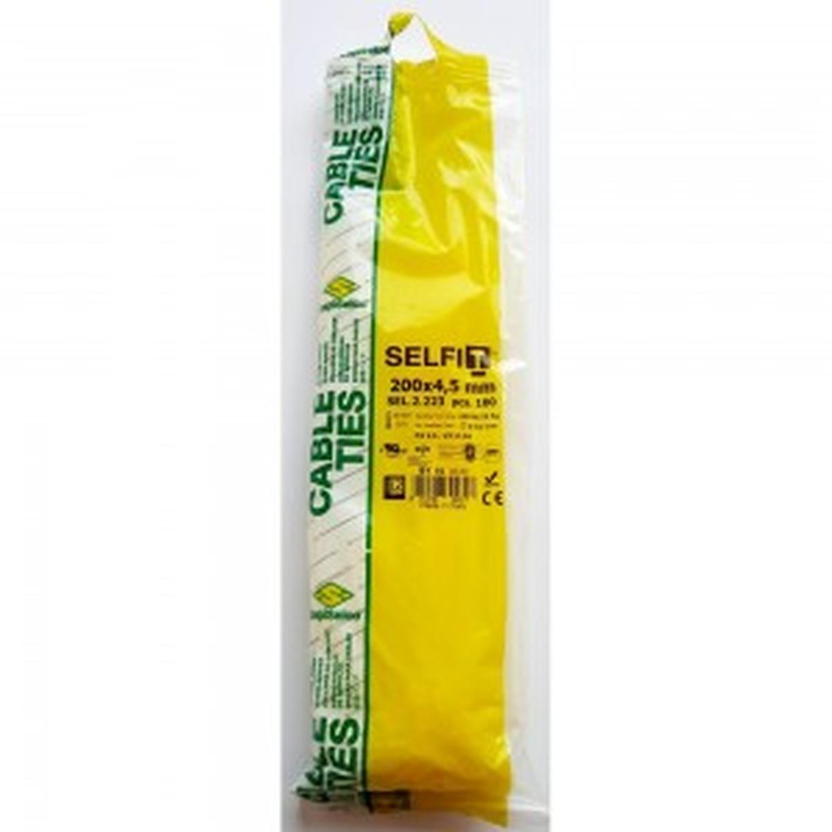 Fascetta nylon mm 200x3,5 nera pz 100