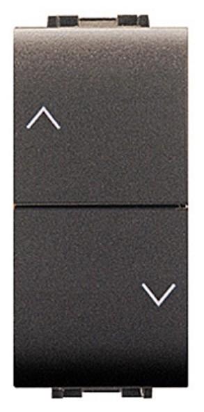 Doppio pulsante nero ec