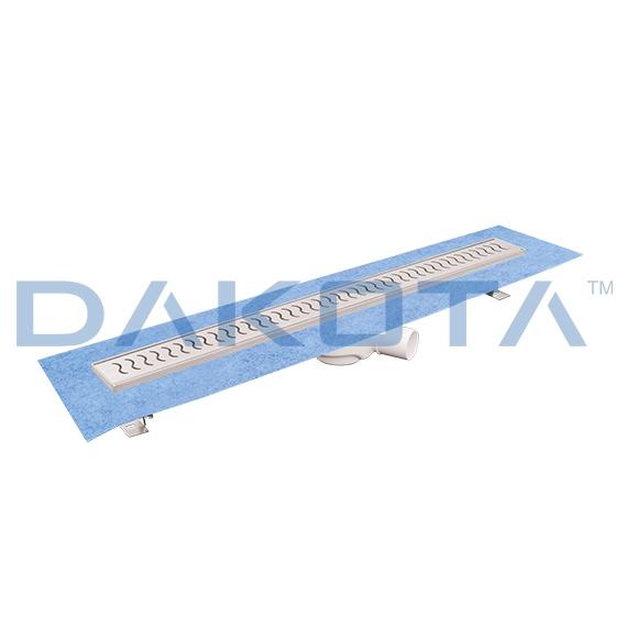 Canaletta dakua cm 7,8x50 cm acciaio