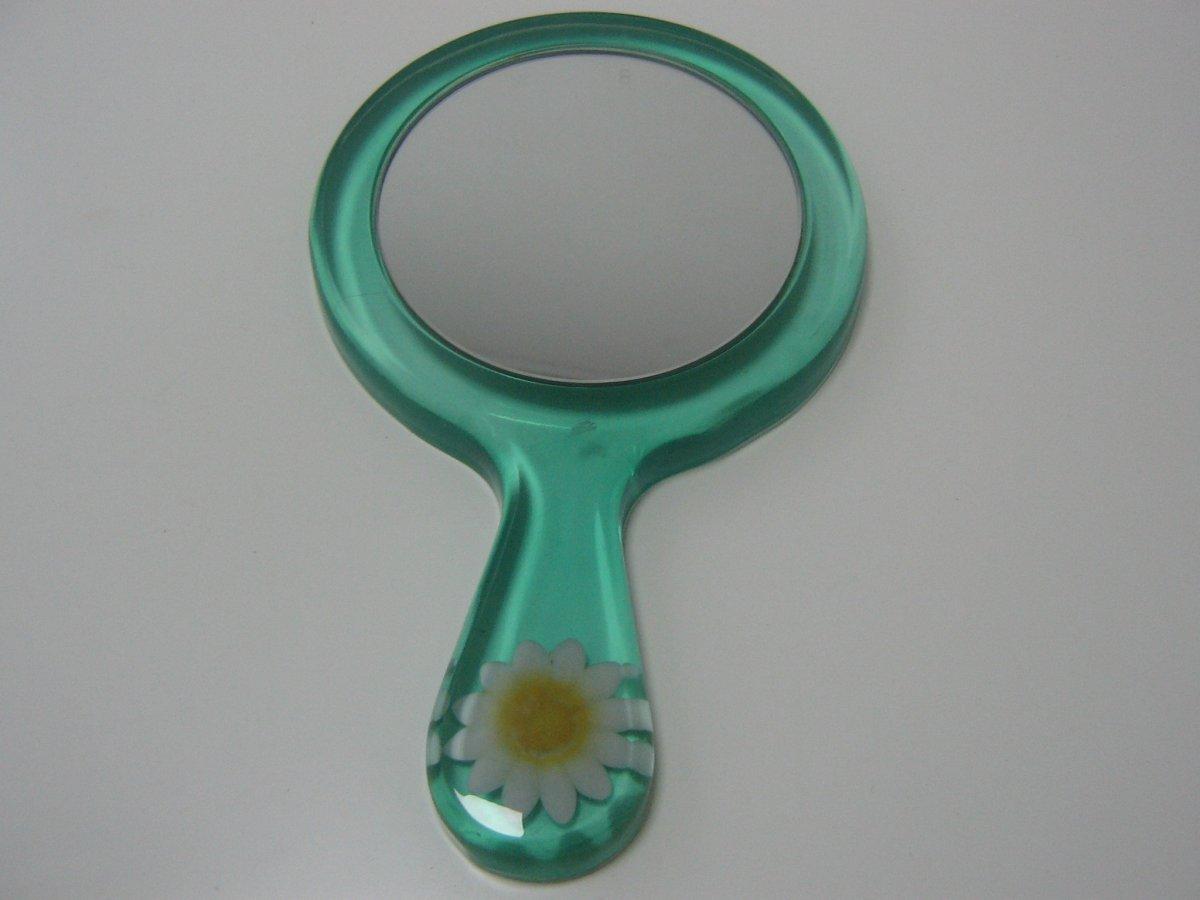 Specchio appoggio margherita verde