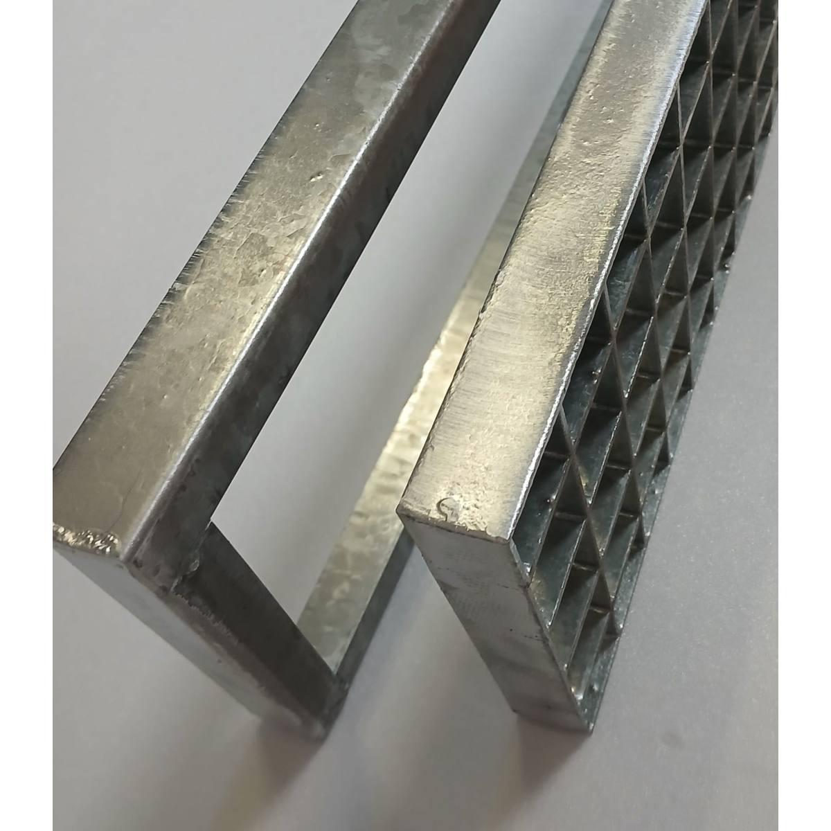 Griglia acciaio con telaio cm 100x15