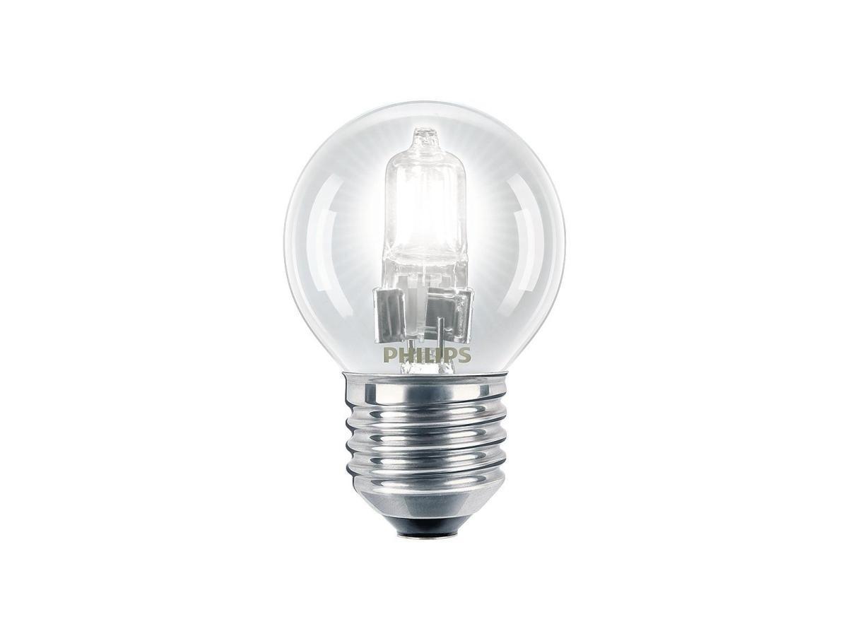 Lampada halogen sfera bassa 18 w e27