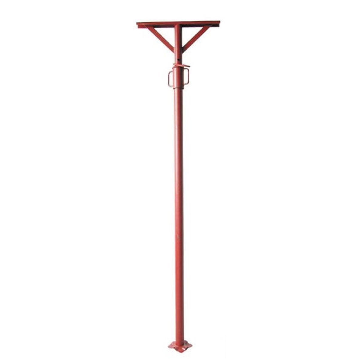 Puntello a piastra cm 200-360 rosso