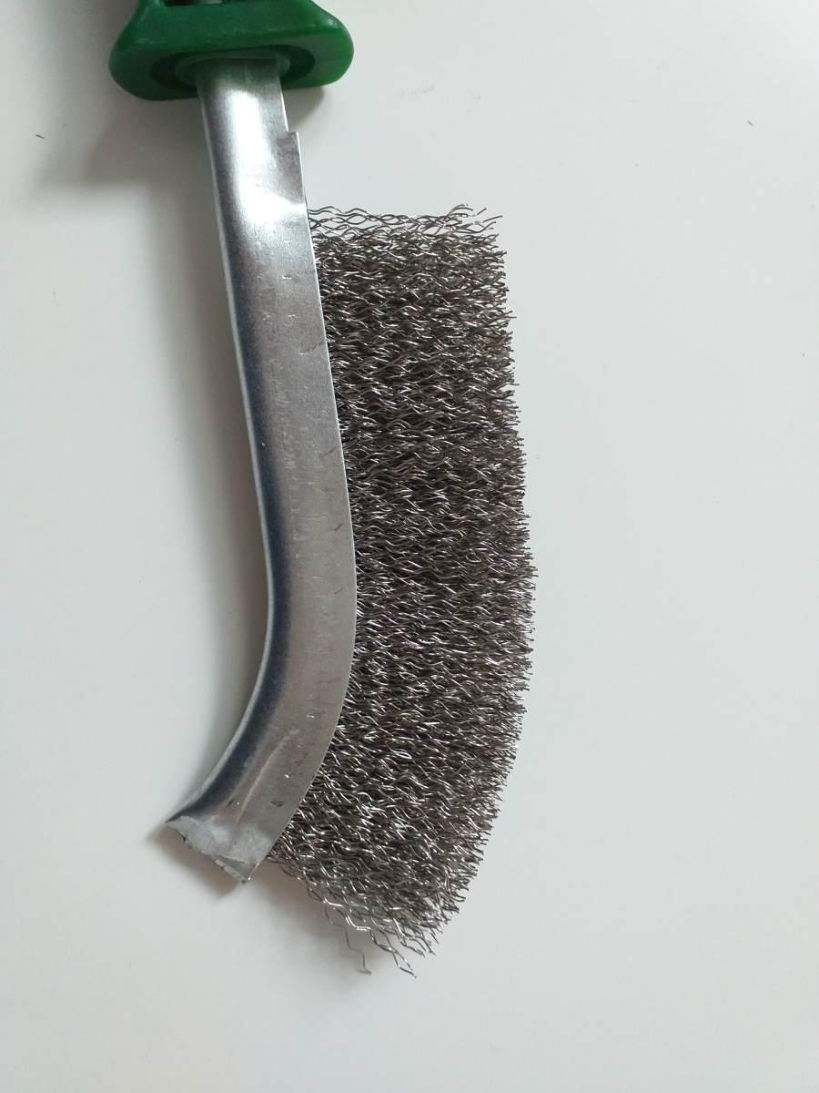 Spazzola metallica inox e nylon