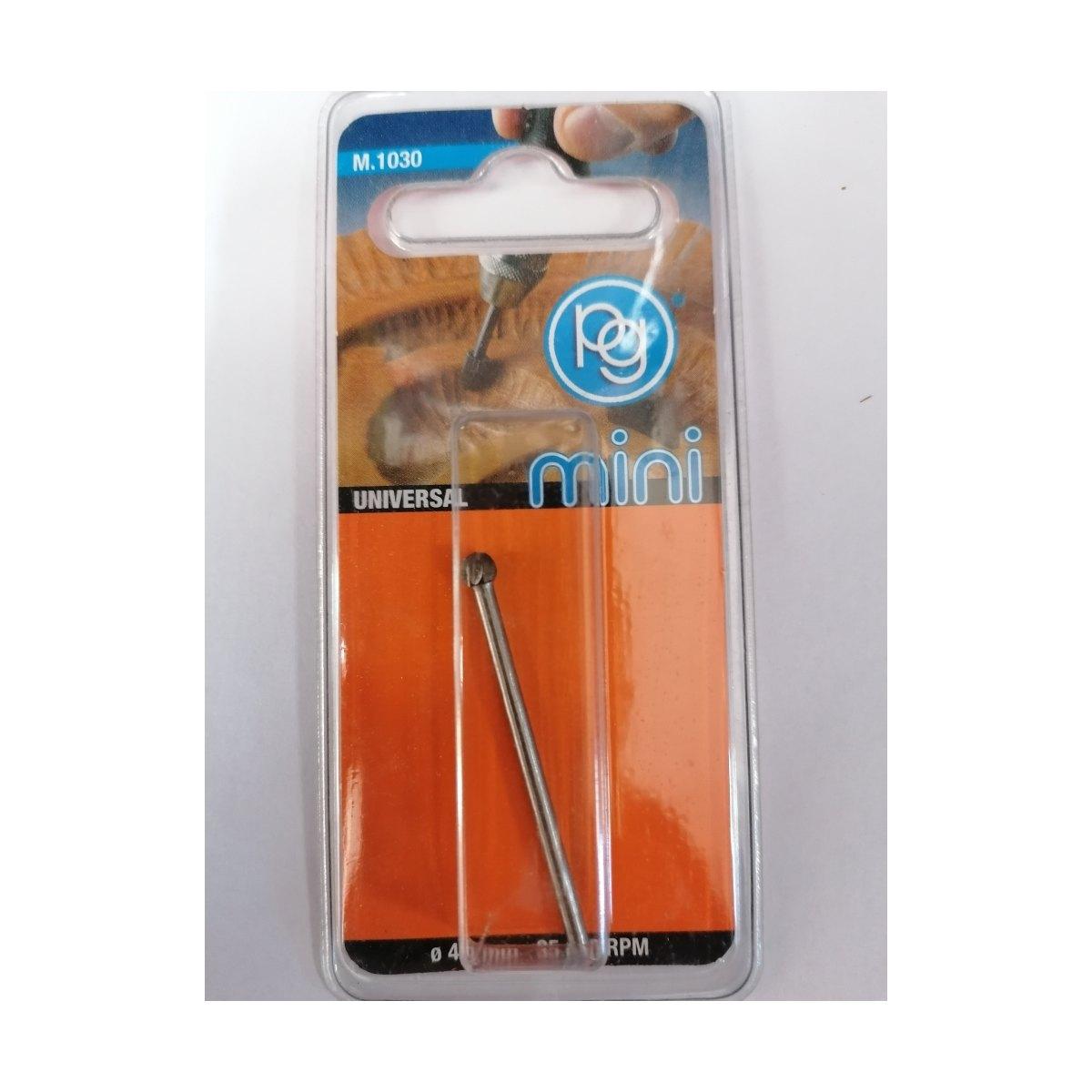 Fresa acciaio sfera mm 4,0