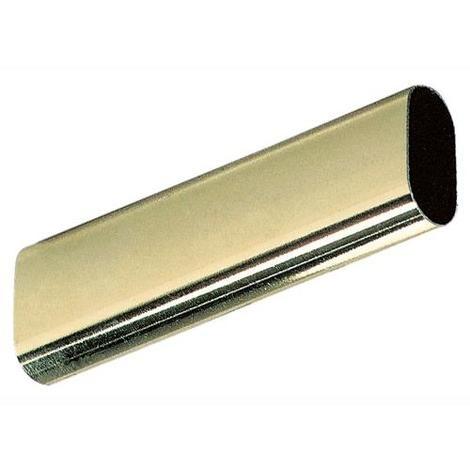 Tubo ovale ottonato mm 30x15 ml1,5