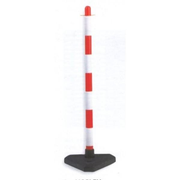 Colonnina bicolore con base in pvc cm 90