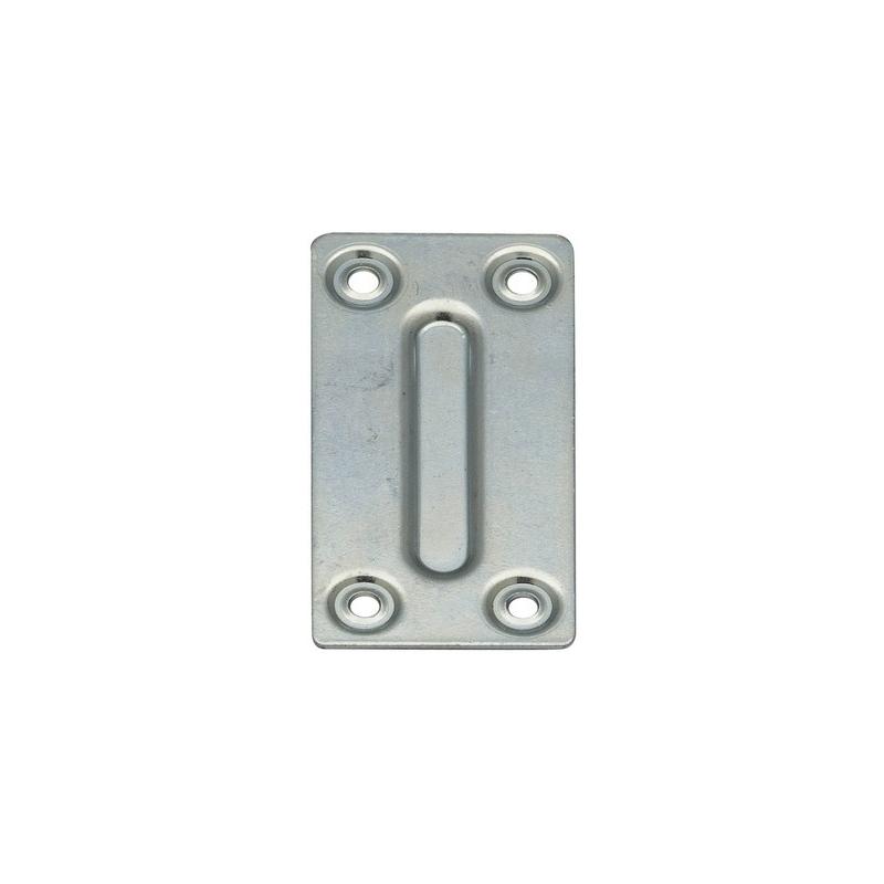 Piastrina rettangolare zincata cm 3,5x7
