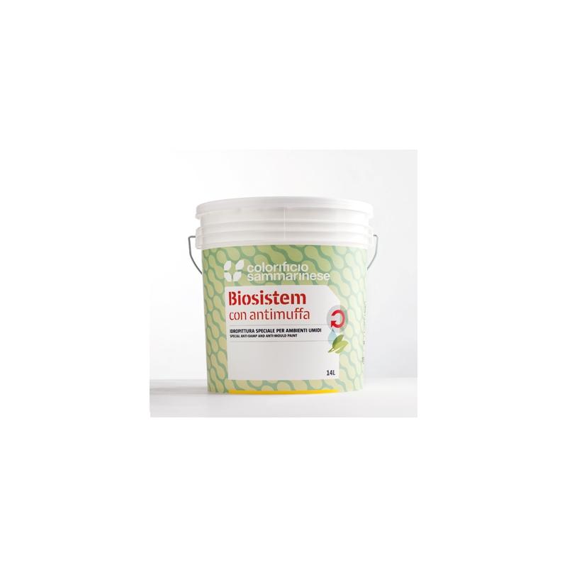 Biosistem bianco base antimuffa lt 5