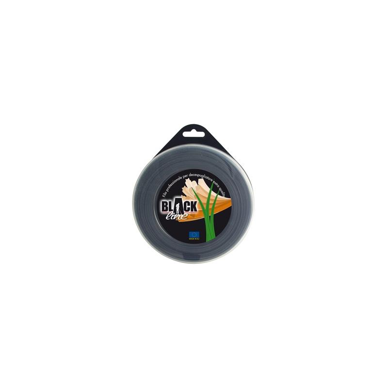 Filo tagliaerba quadro black mm 3x15 mt