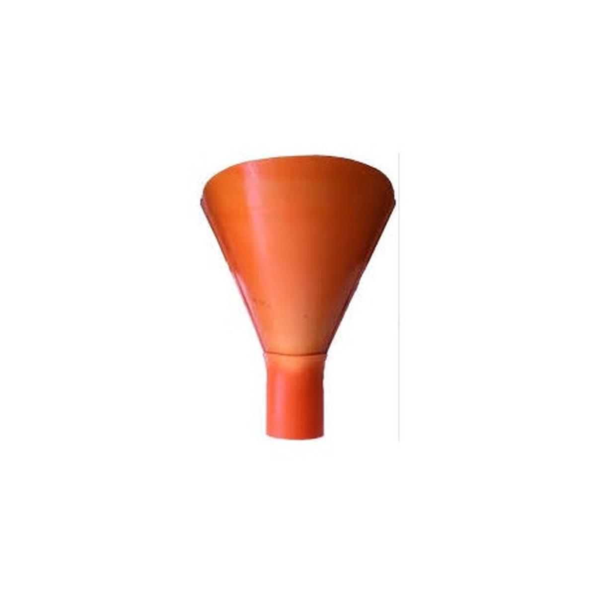 Raccoglitore arancio rivettato Ø 80