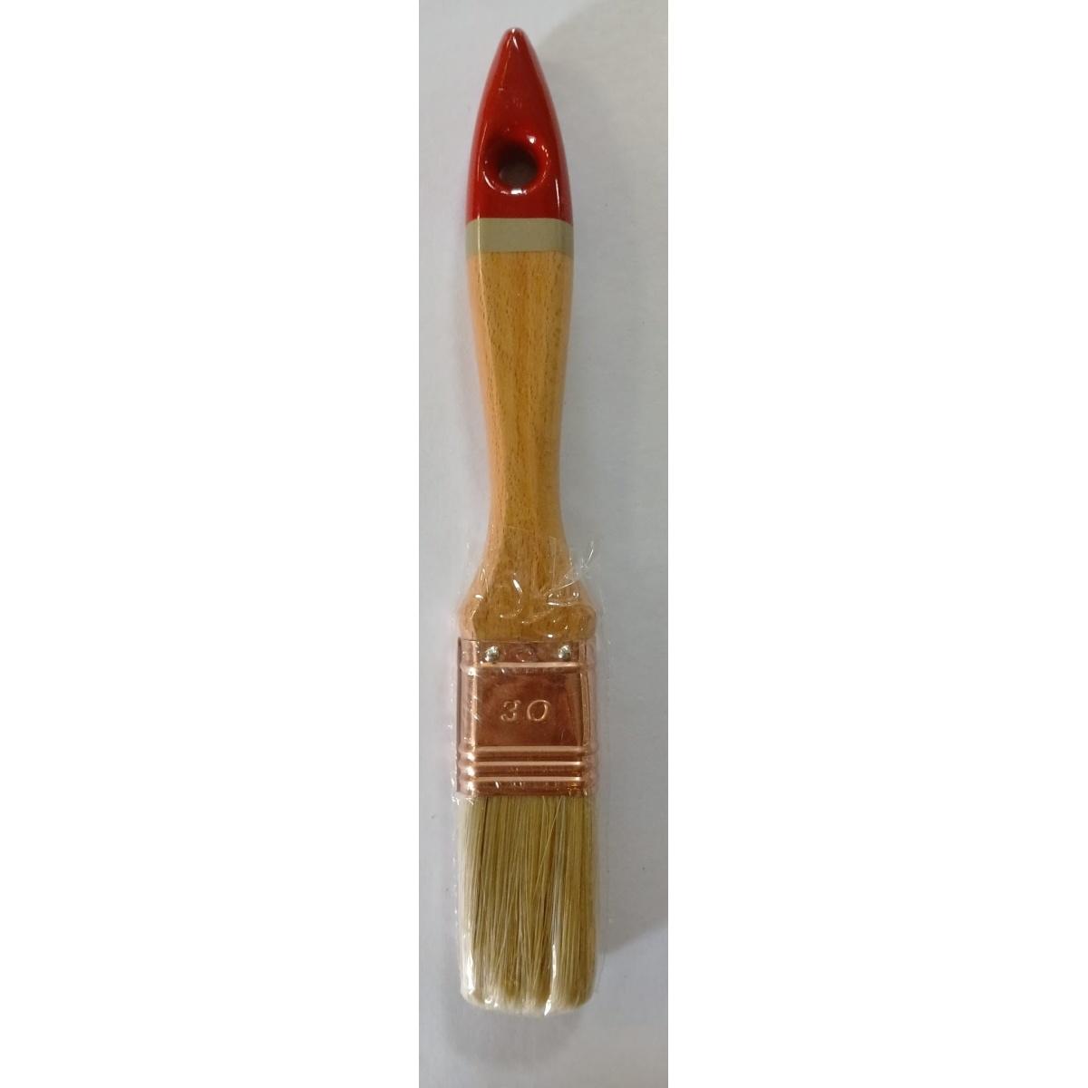 Pennello manico legno piatto cm 2