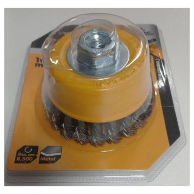 Spazzola ritorta per flex mm 100x14