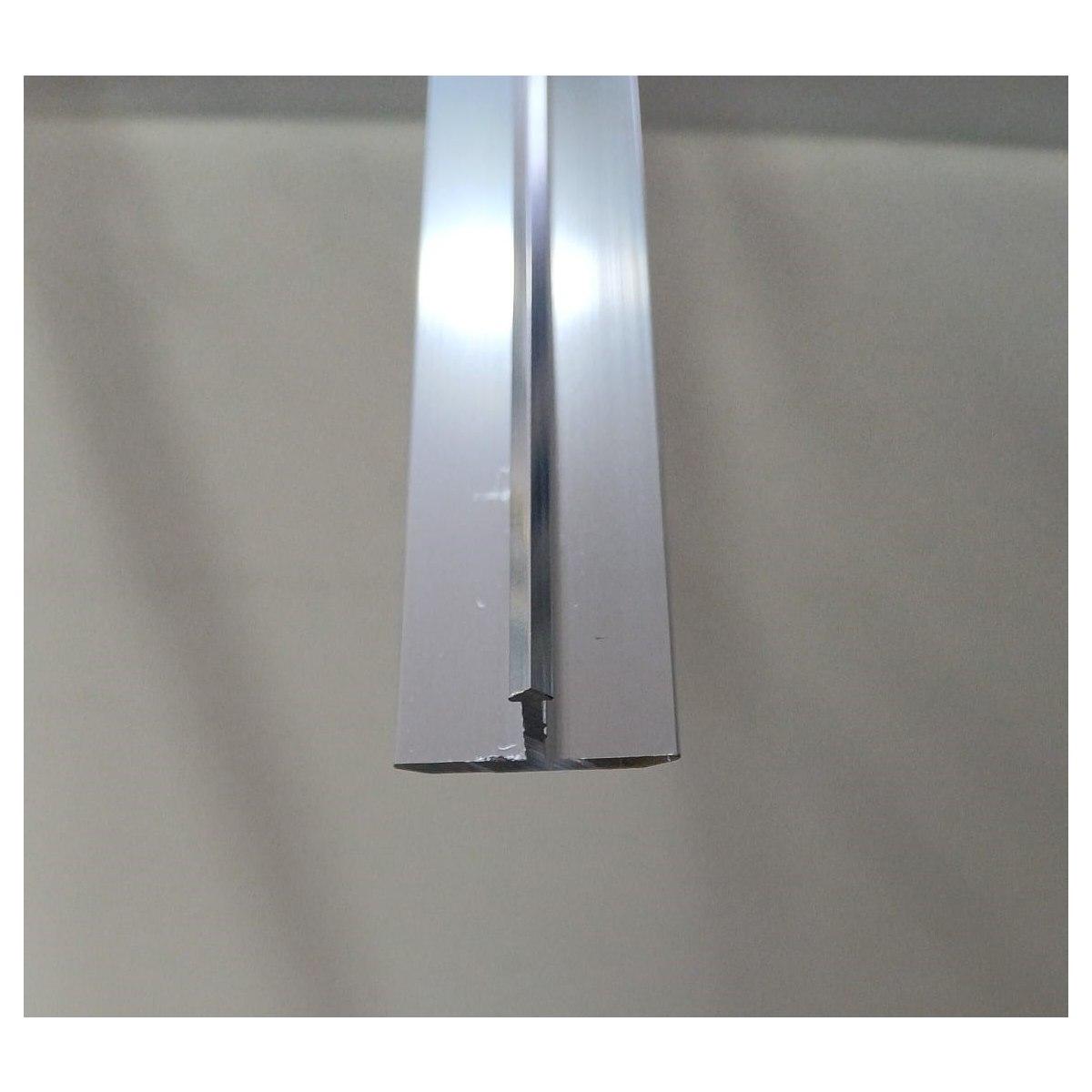 Giunto alluminio t cromo mm 20x0,90