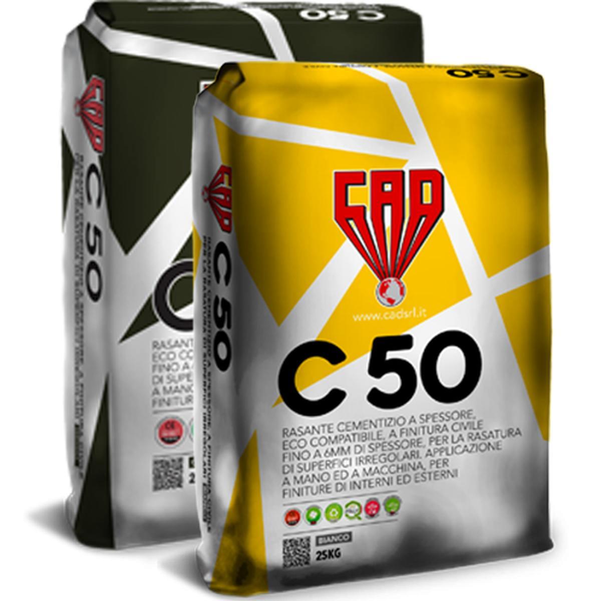 Rasante c50 bianco 25kg