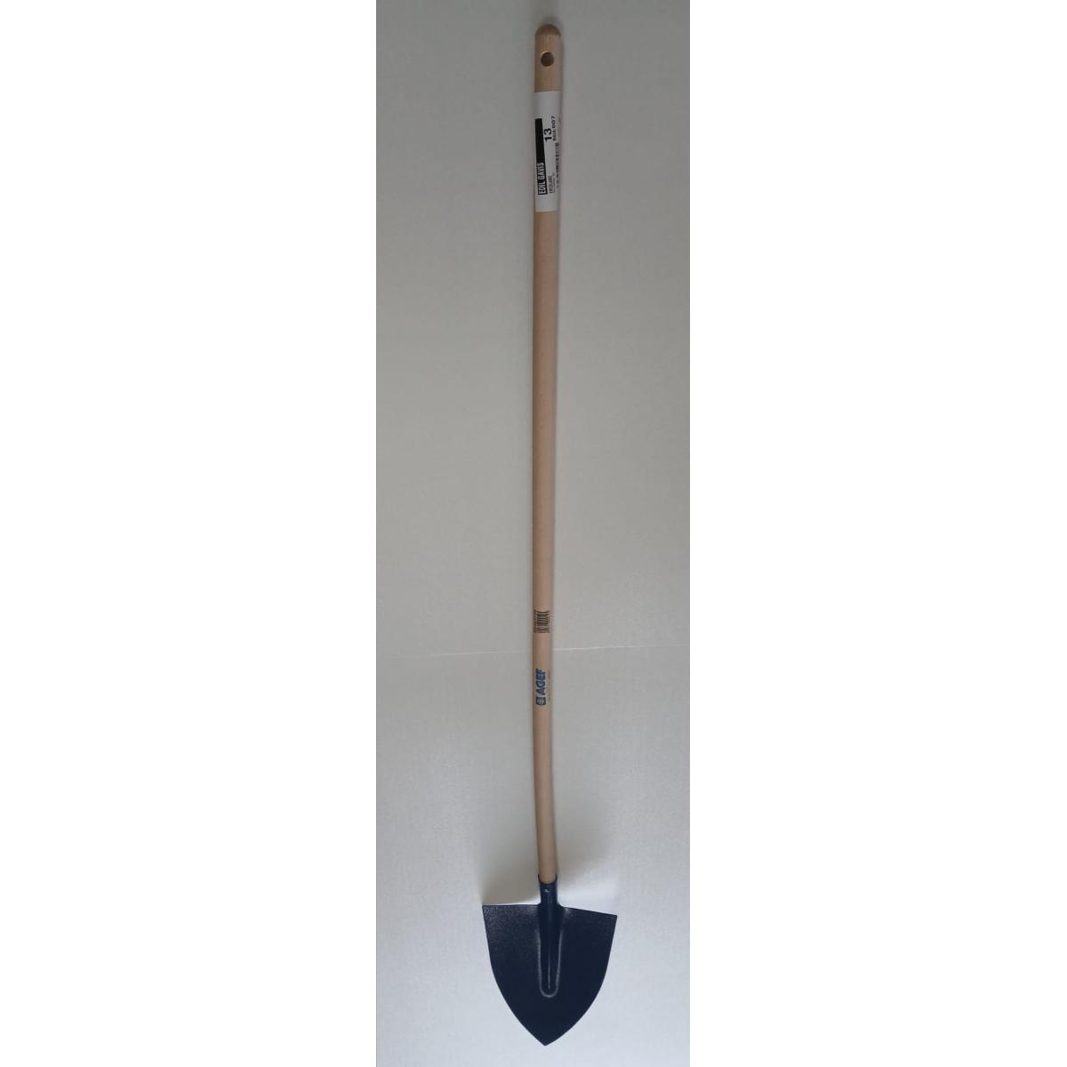 Vanga badiletto a punta c/manico cm 120