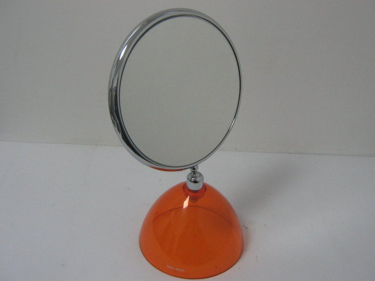 Specchio serie skatto cromo/arancio